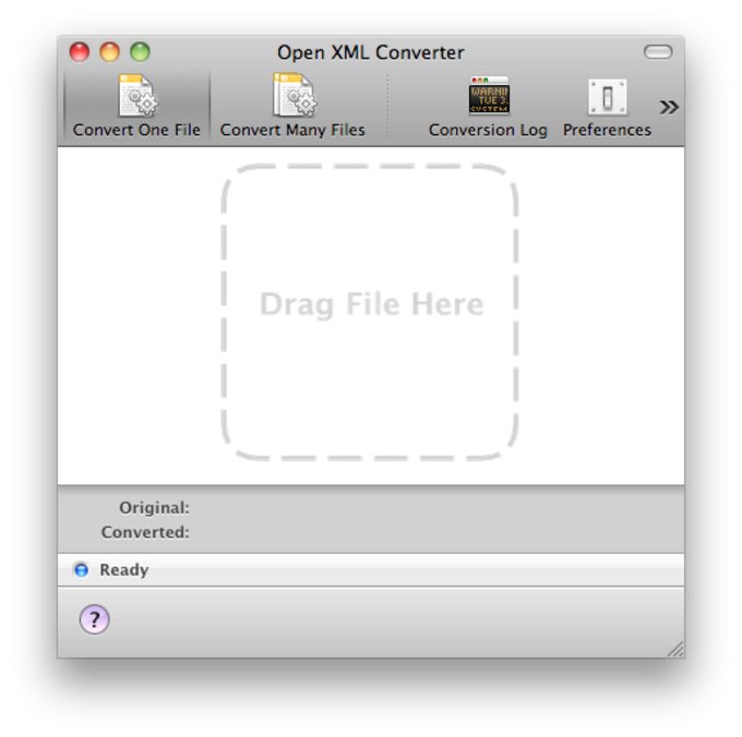 open xml file converter for mac